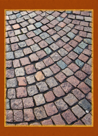 cobblestone street